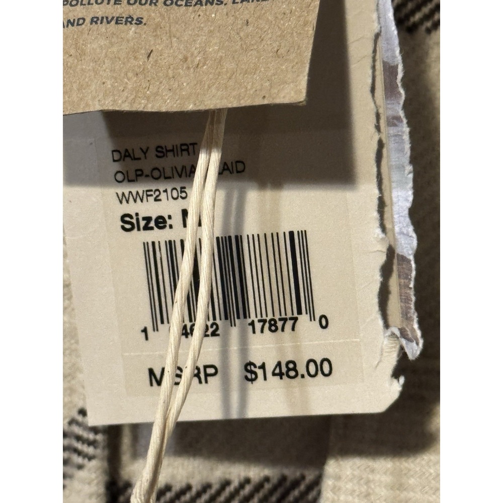 Faherty Womens Olivia Daly Flannel Shirt In Medium Corduroy And Suede Accents. - Picture 6 of 7